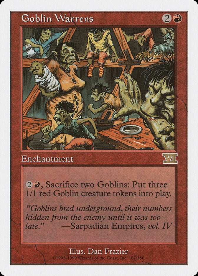 Goblin Warrens [Classic Sixth Edition] | Good Games North