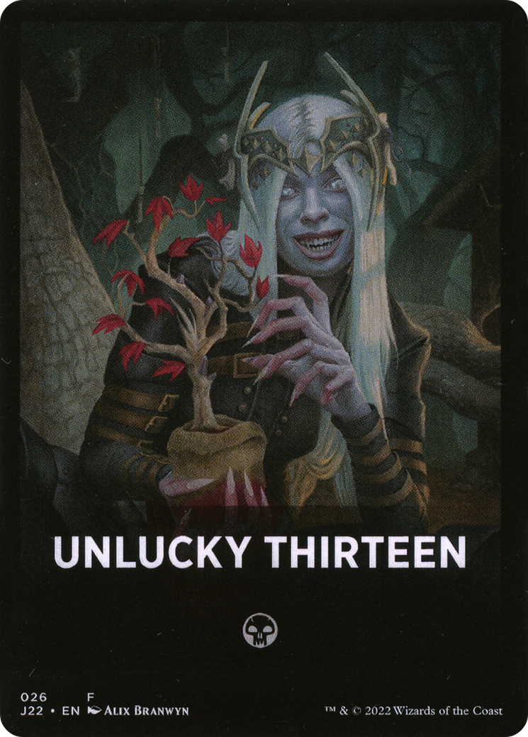 Unlucky Thirteen Theme Card [Jumpstart 2022 Front Cards] | Good Games North