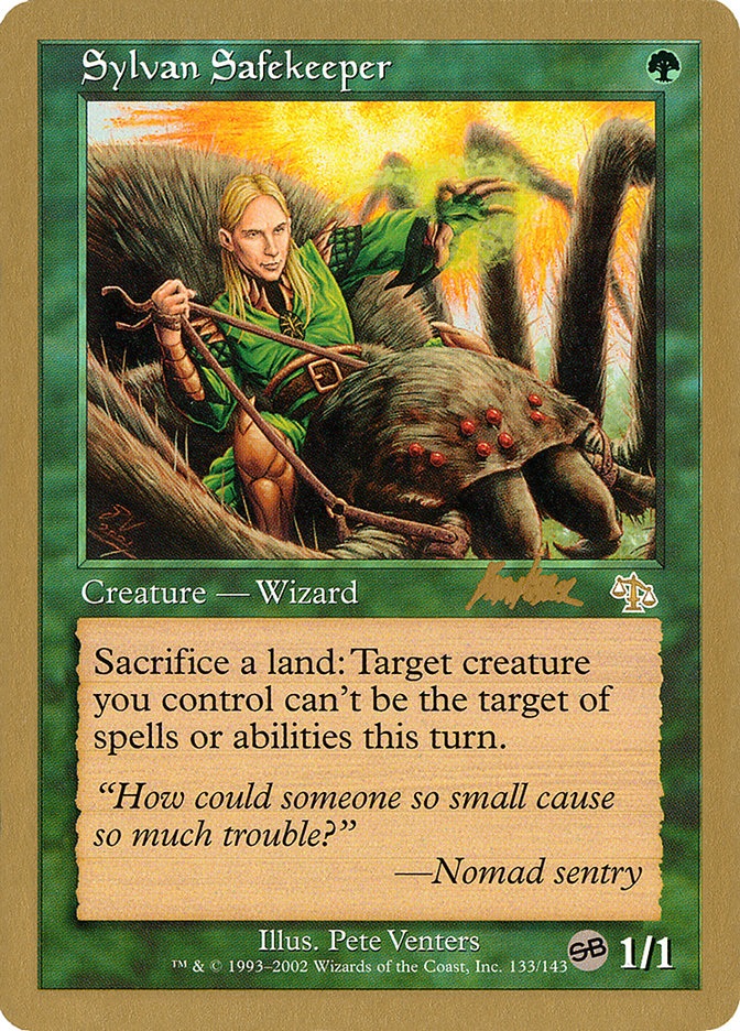 Sylvan Safekeeper (Brian Kibler) (SB) [World Championship Decks 2002] | Good Games North