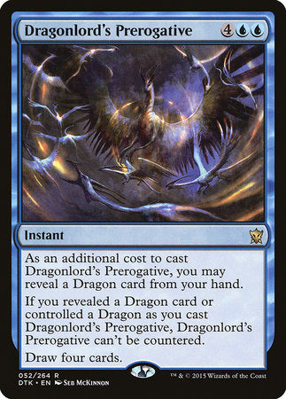 Dragonlord's Prerogative [Dragons of Tarkir] | Good Games North