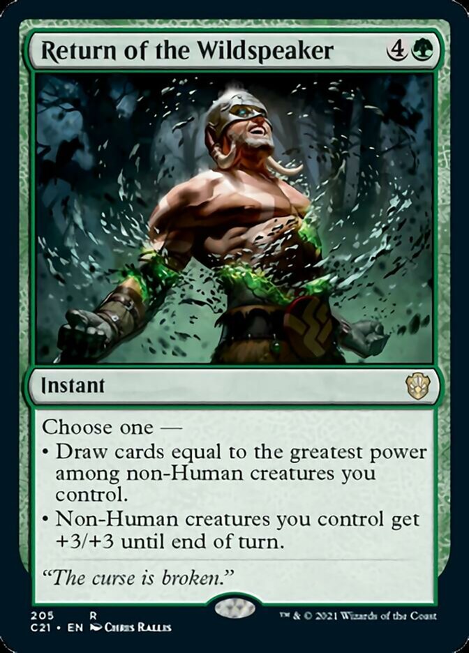 Return of the Wildspeaker [Commander 2021] | Good Games North