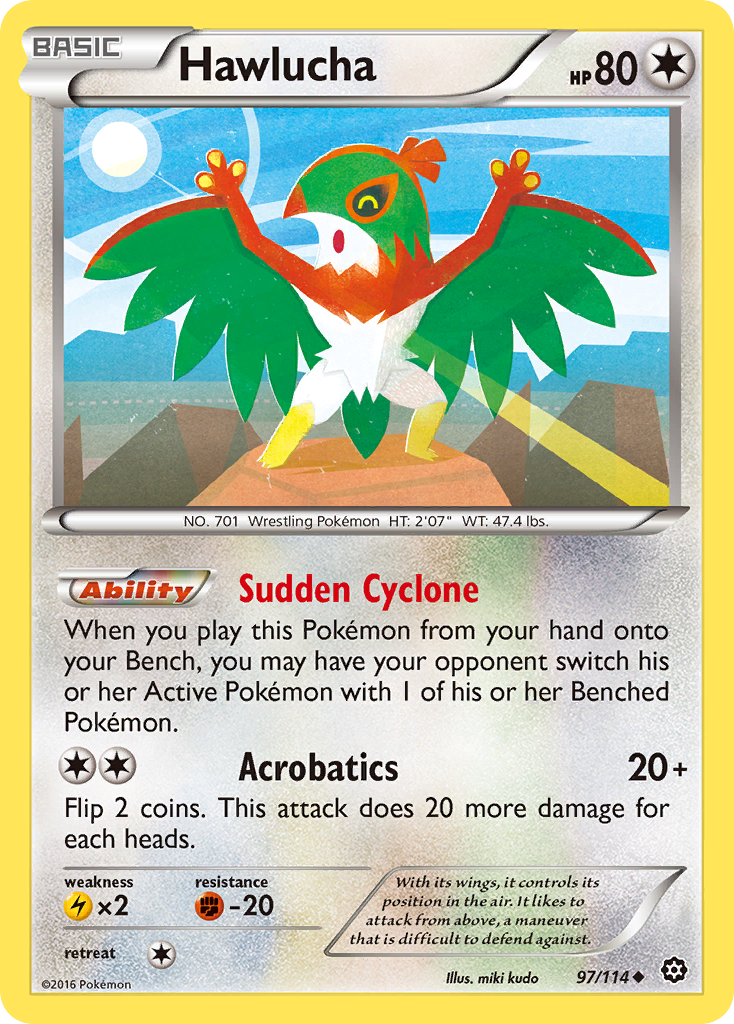 Hawlucha (97/114) [XY: Steam Siege] | Good Games North