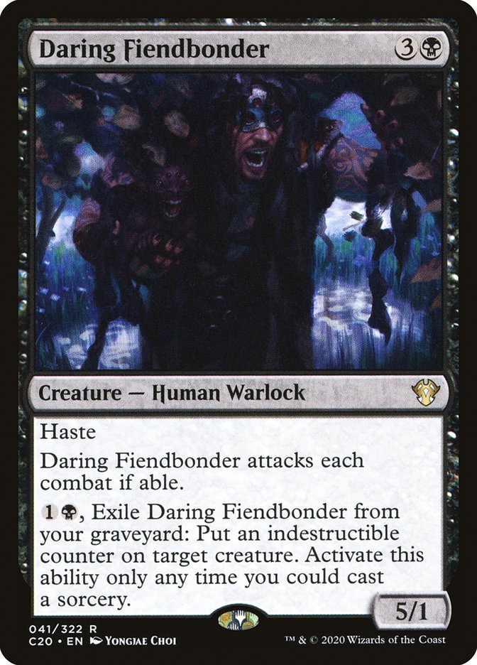 Daring Fiendbonder [Commander 2020] | Good Games North