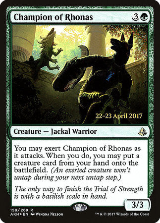 Champion of Rhonas [Amonkhet Promos] | Good Games North