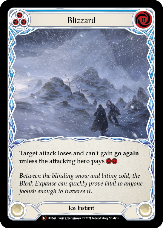 Blizzard [U-ELE147] Unlimited Rainbow Foil | Good Games North