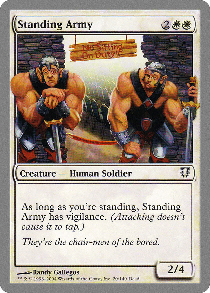 Standing Army [Unhinged] | Good Games North
