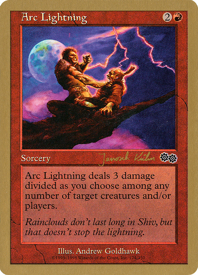 Arc Lightning (Janosch Kuhn) [World Championship Decks 2000] | Good Games North