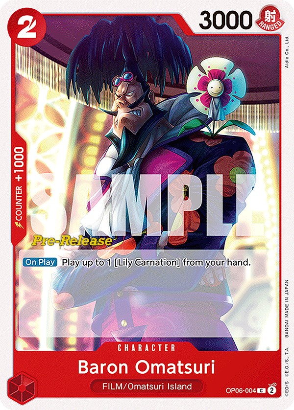 Baron Omatsuri [Wings of the Captain Pre-Release Cards] | Good Games North