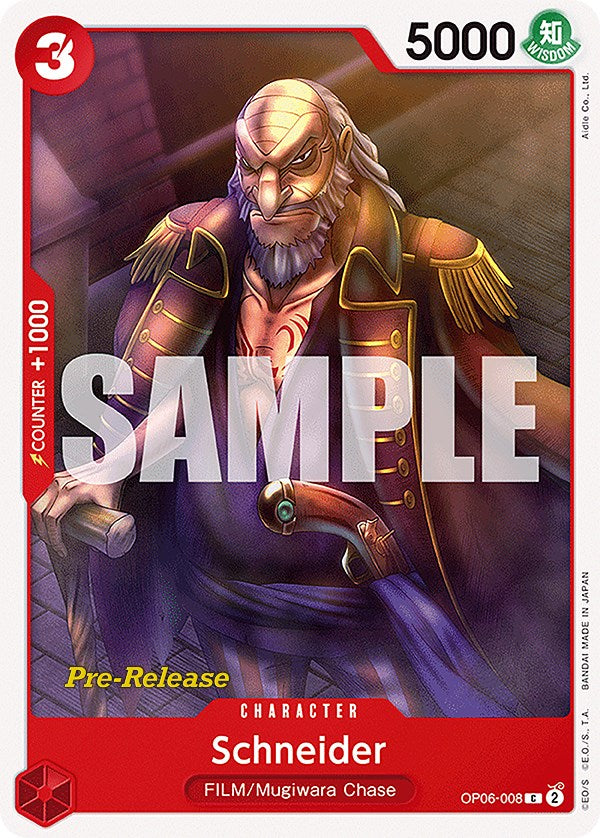 Schneider [Wings of the Captain Pre-Release Cards] | Good Games North