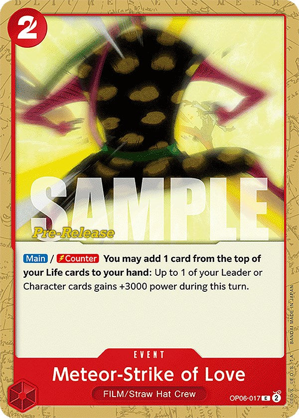 Meteor-Strike of Love [Wings of the Captain Pre-Release Cards] | Good Games North