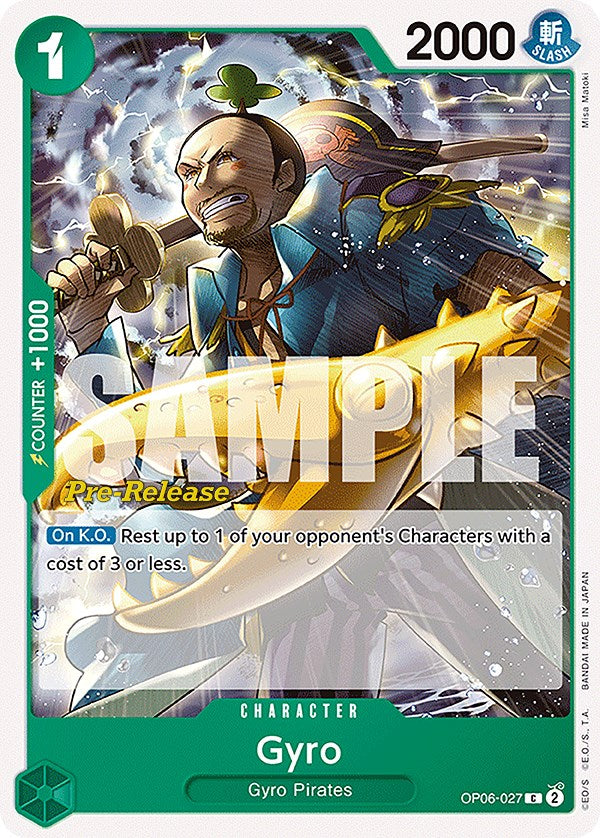 Gyro [Wings of the Captain Pre-Release Cards] | Good Games North