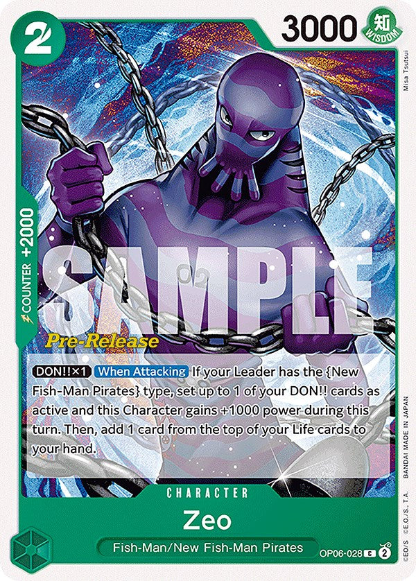 Zeo [Wings of the Captain Pre-Release Cards] | Good Games North
