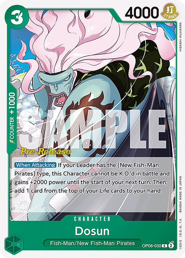Dosun [Wings of the Captain Pre-Release Cards] | Good Games North