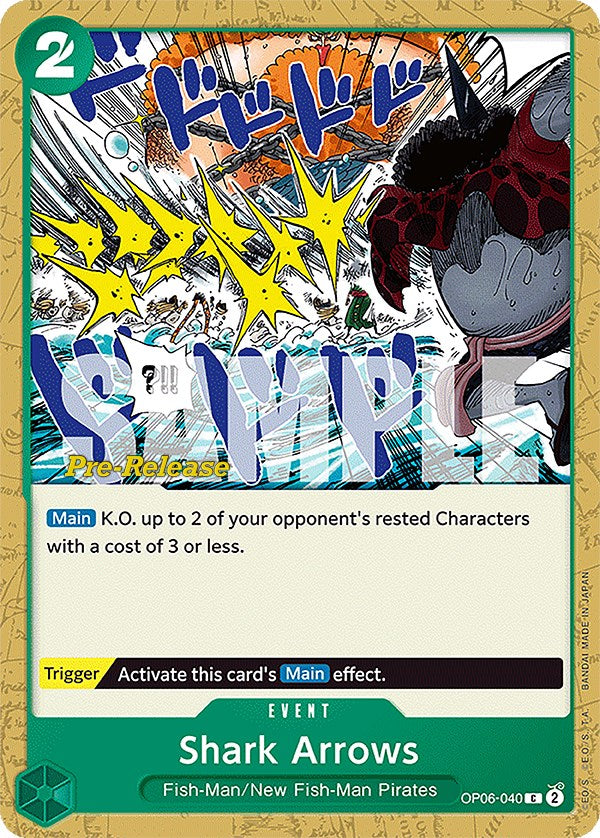 Shark Arrows [Wings of the Captain Pre-Release Cards] | Good Games North