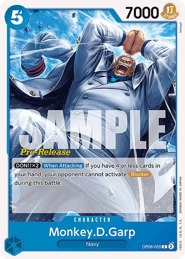 Monkey.D.Garp [Wings of the Captain Pre-Release Cards] | Good Games North