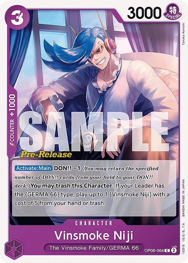 Vinsmoke Niji (064) [Wings of the Captain Pre-Release Cards] | Good Games North