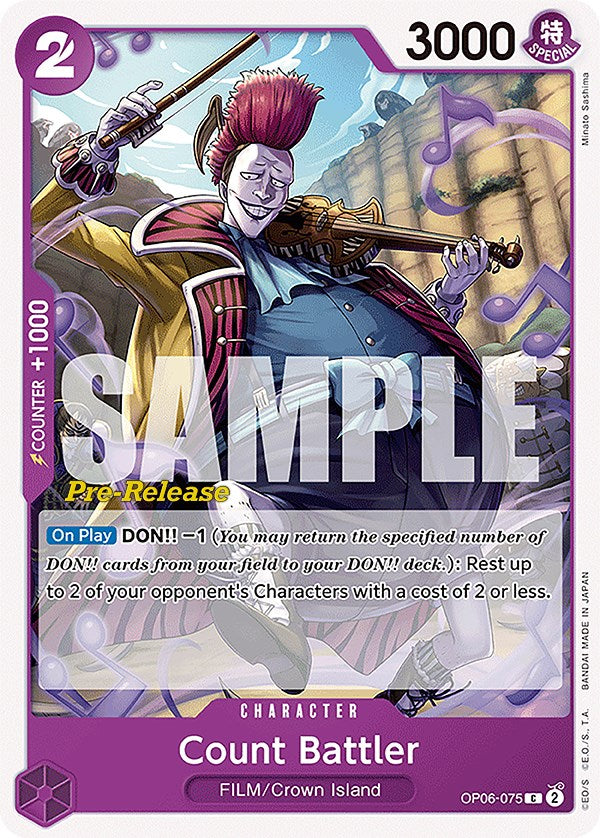 Count Battler [Wings of the Captain Pre-Release Cards] | Good Games North