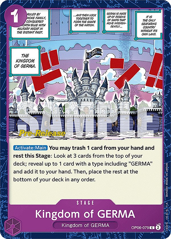 Kingdom of GERMA [Wings of the Captain Pre-Release Cards] | Good Games North