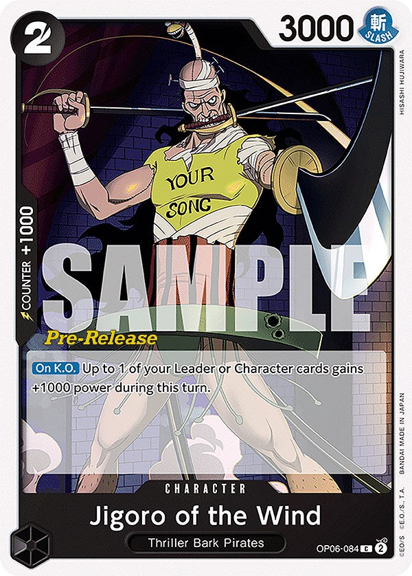 Jigoro of the Wind [Wings of the Captain Pre-Release Cards] | Good Games North