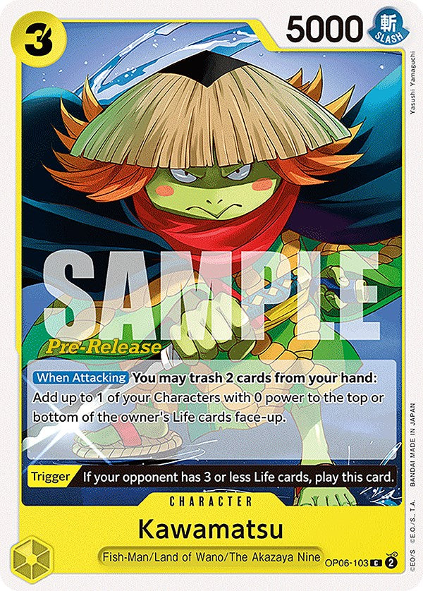 Kawamatsu [Wings of the Captain Pre-Release Cards] | Good Games North