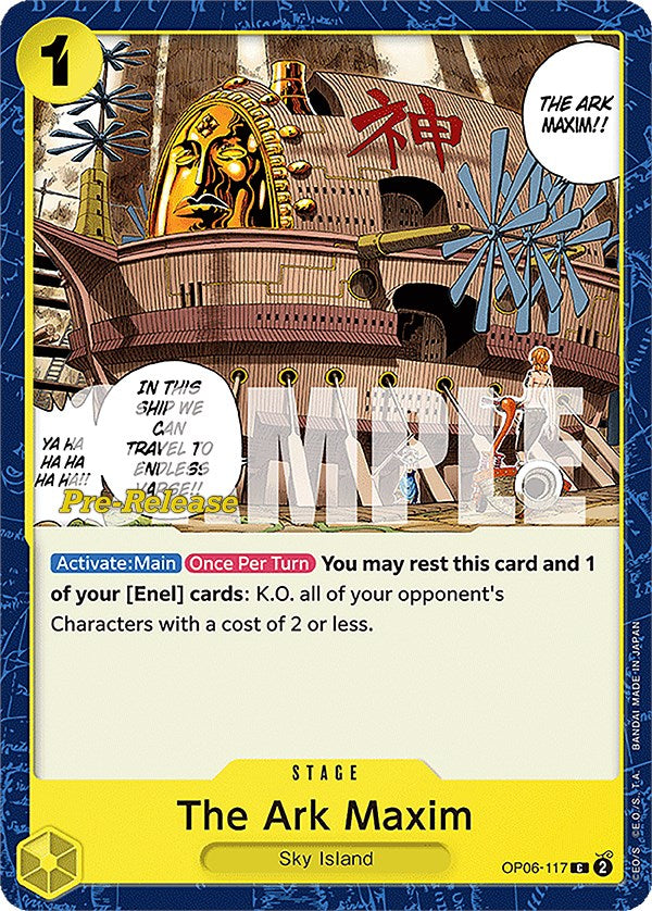 The Ark Maxim [Wings of the Captain Pre-Release Cards] | Good Games North