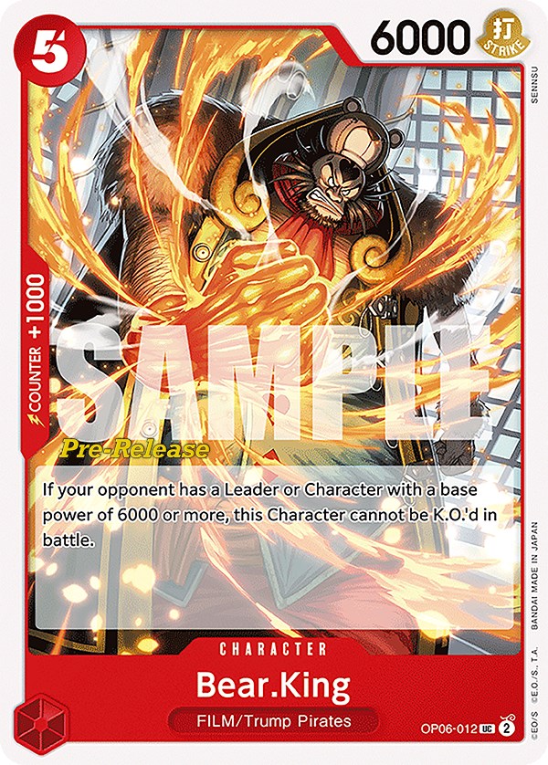 Bear.King [Wings of the Captain Pre-Release Cards] | Good Games North