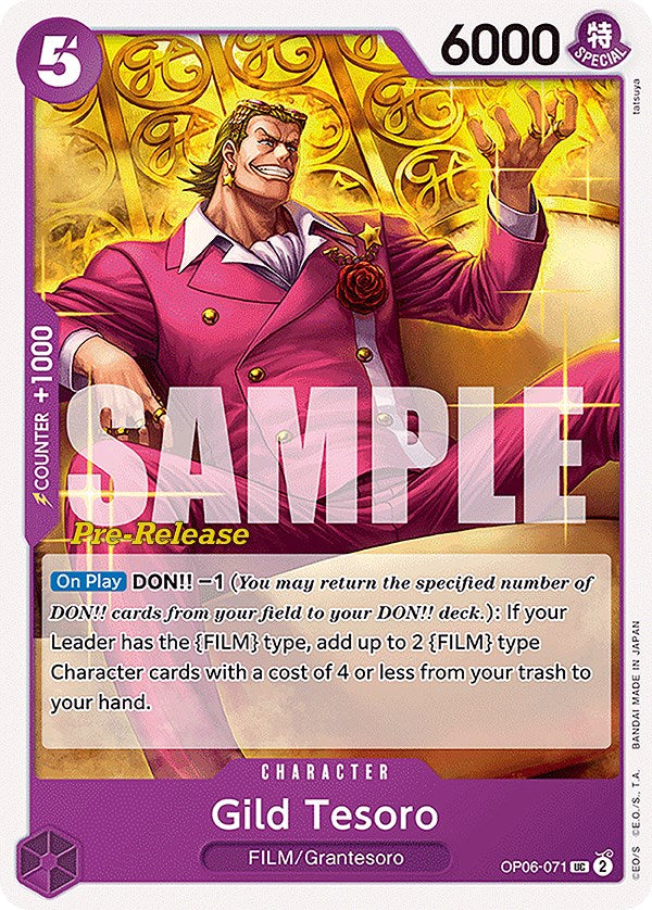 Gild Tesoro [Wings of the Captain Pre-Release Cards] | Good Games North