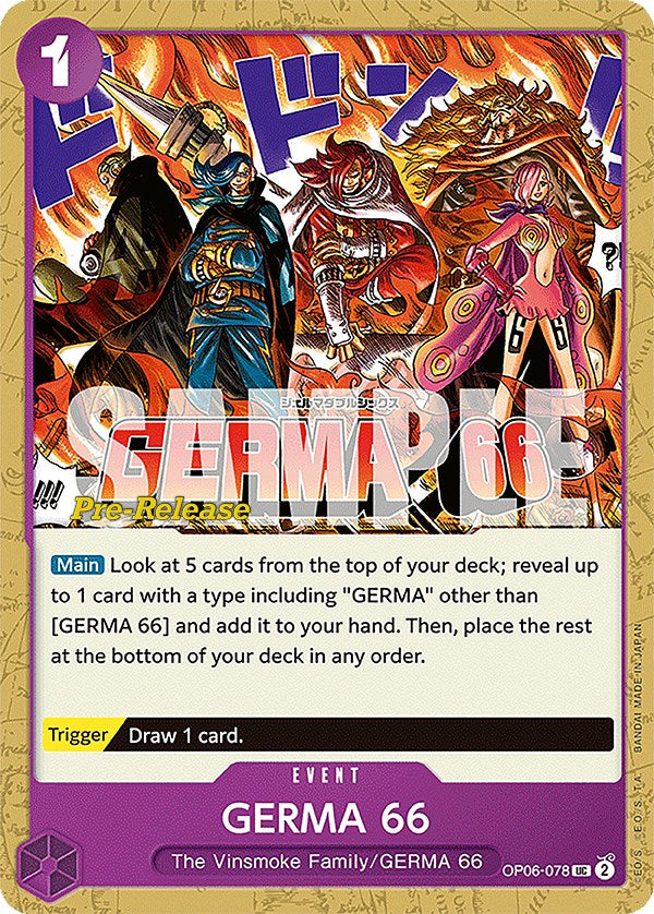 GERMA 66 [Wings of the Captain Pre-Release Cards] | Good Games North