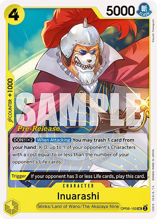 Inuarashi [Wings of the Captain Pre-Release Cards] | Good Games North
