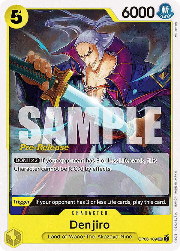 Denjiro [Wings of the Captain Pre-Release Cards] | Good Games North