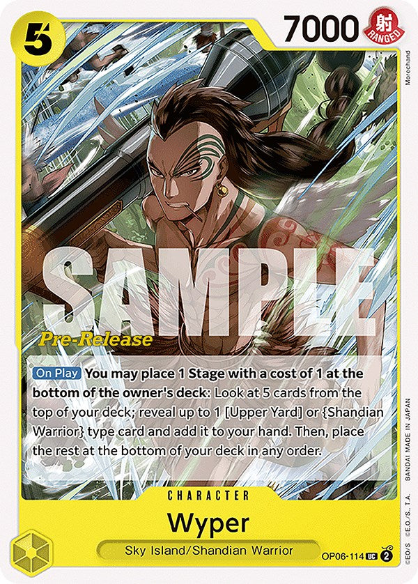 Wyper [Wings of the Captain Pre-Release Cards] | Good Games North