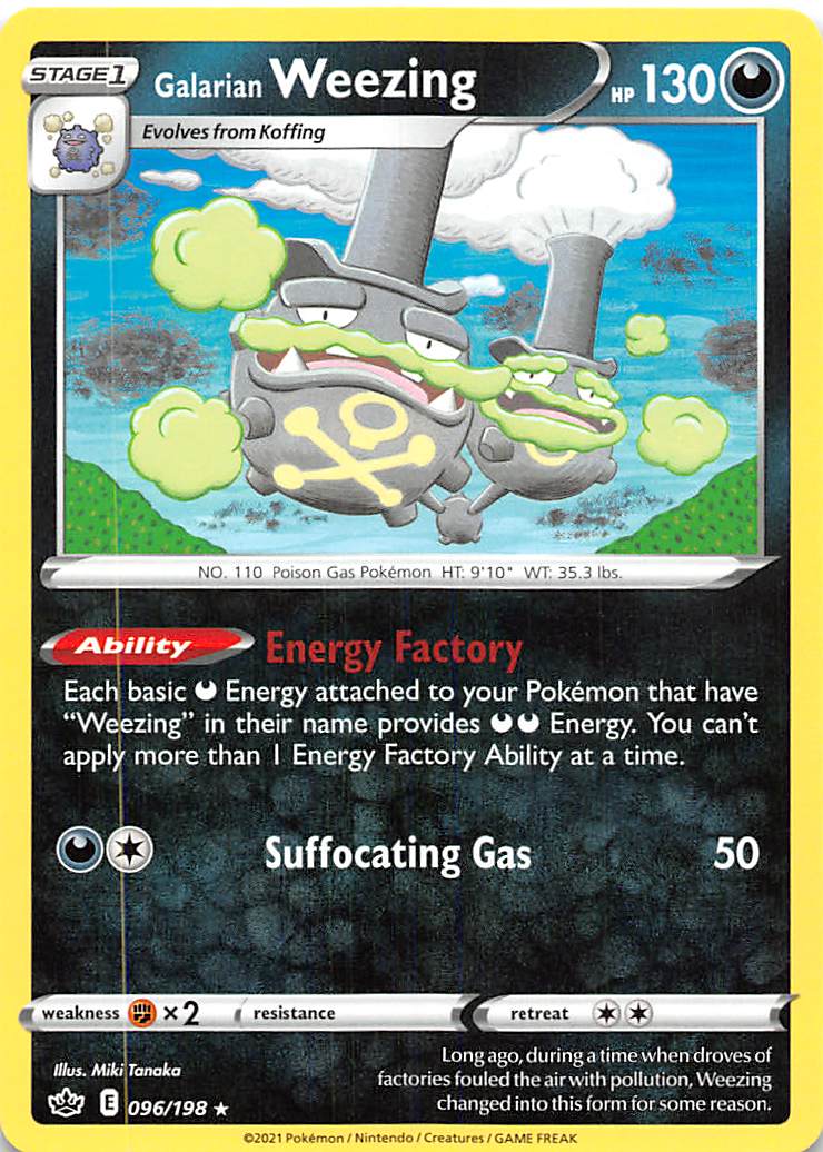 Galarian Weezing (096/198) [Sword & Shield: Chilling Reign] | Good Games North