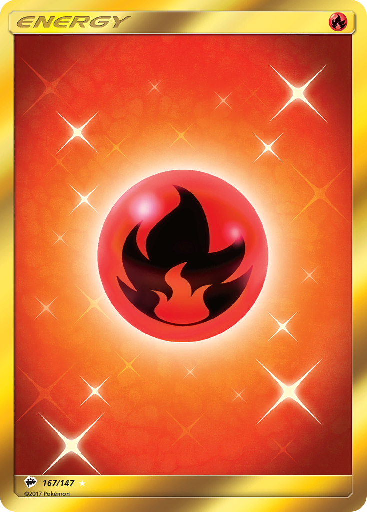 Fire Energy (167/147) [Sun & Moon: Burning Shadows] | Good Games North
