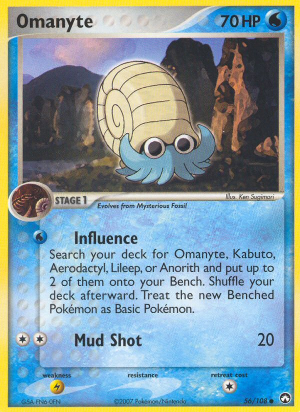 Omanyte (56/108) [EX: Power Keepers] | Good Games North