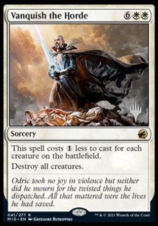 Vanquish the Horde (Promo Pack) [Innistrad: Midnight Hunt Promos] | Good Games North