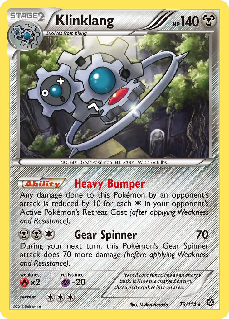 Klinklang (73/114) (Theme Deck Exclusive) [XY: Steam Siege] | Good Games North