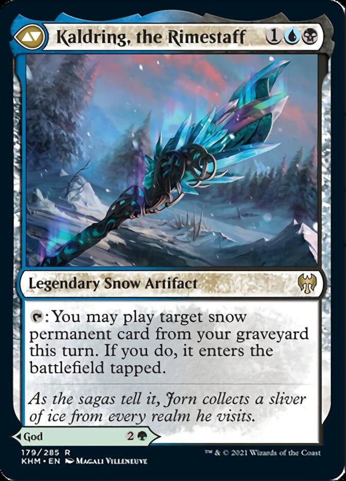 Jorn, God of Winter // Kaldring, the Rimestaff [Kaldheim] | Good Games North