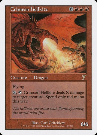 Crimson Hellkite [Seventh Edition] | Good Games North
