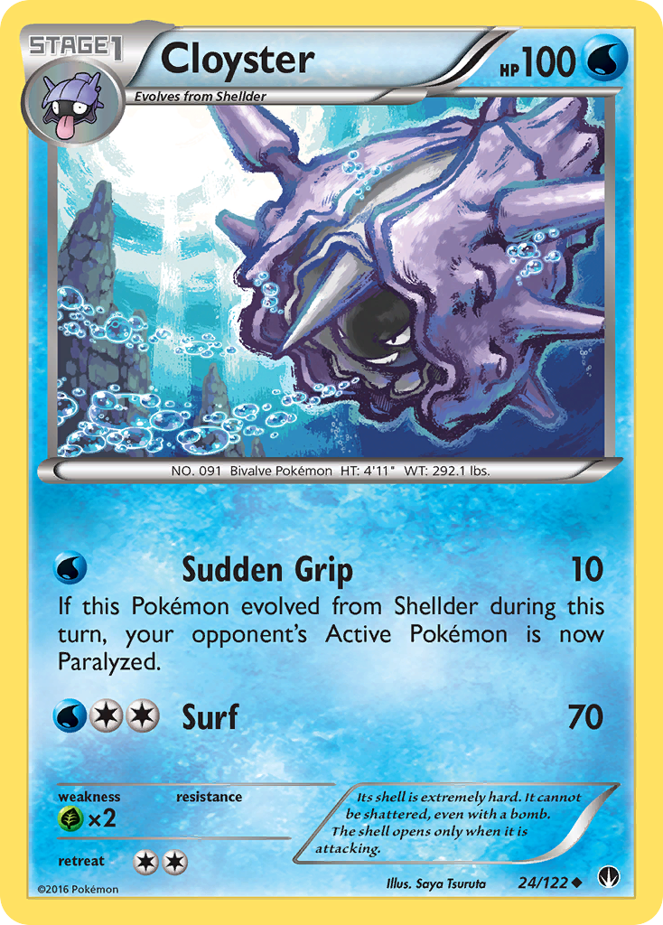 Cloyster (24/122) [XY: BREAKpoint] | Good Games North