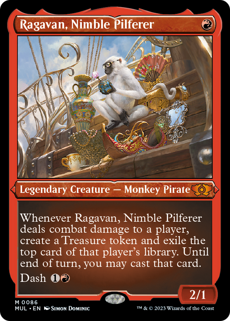 Ragavan, Nimble Pilferer (Foil Etched) [Multiverse Legends] | Good Games North