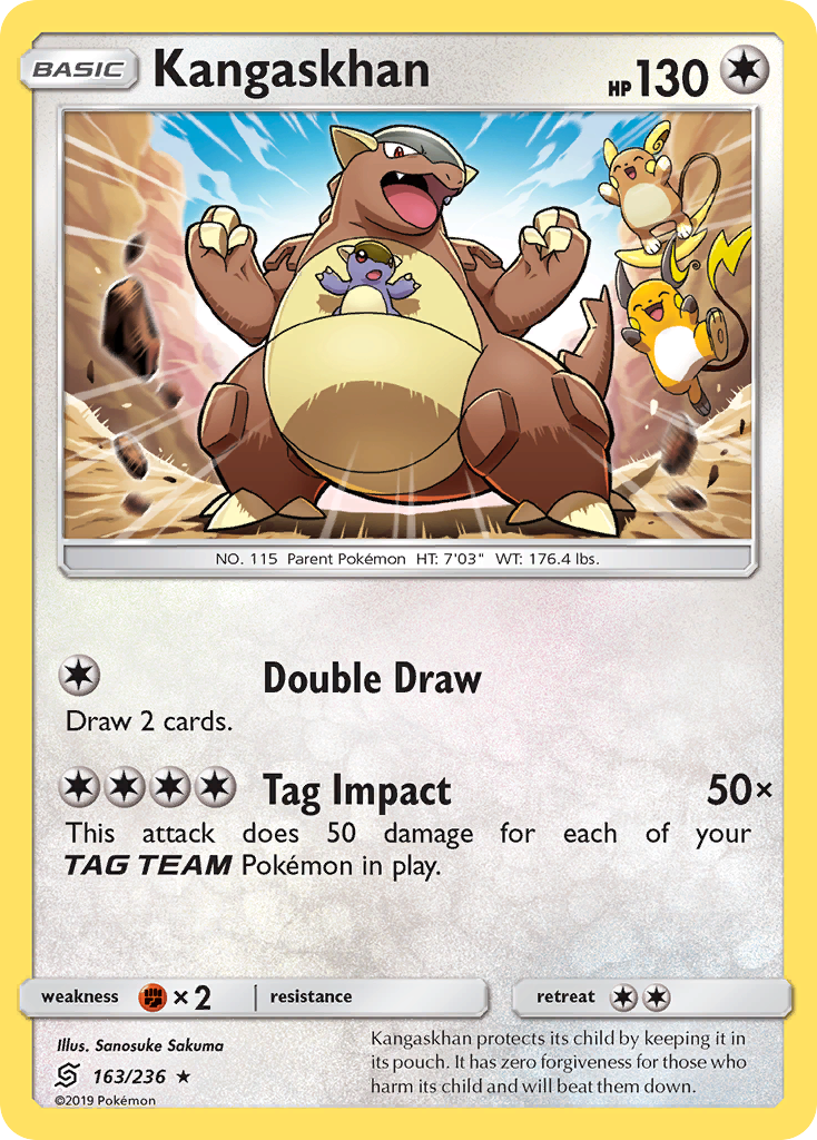 Kangaskhan (163/236) [Sun & Moon: Unified Minds] | Good Games North