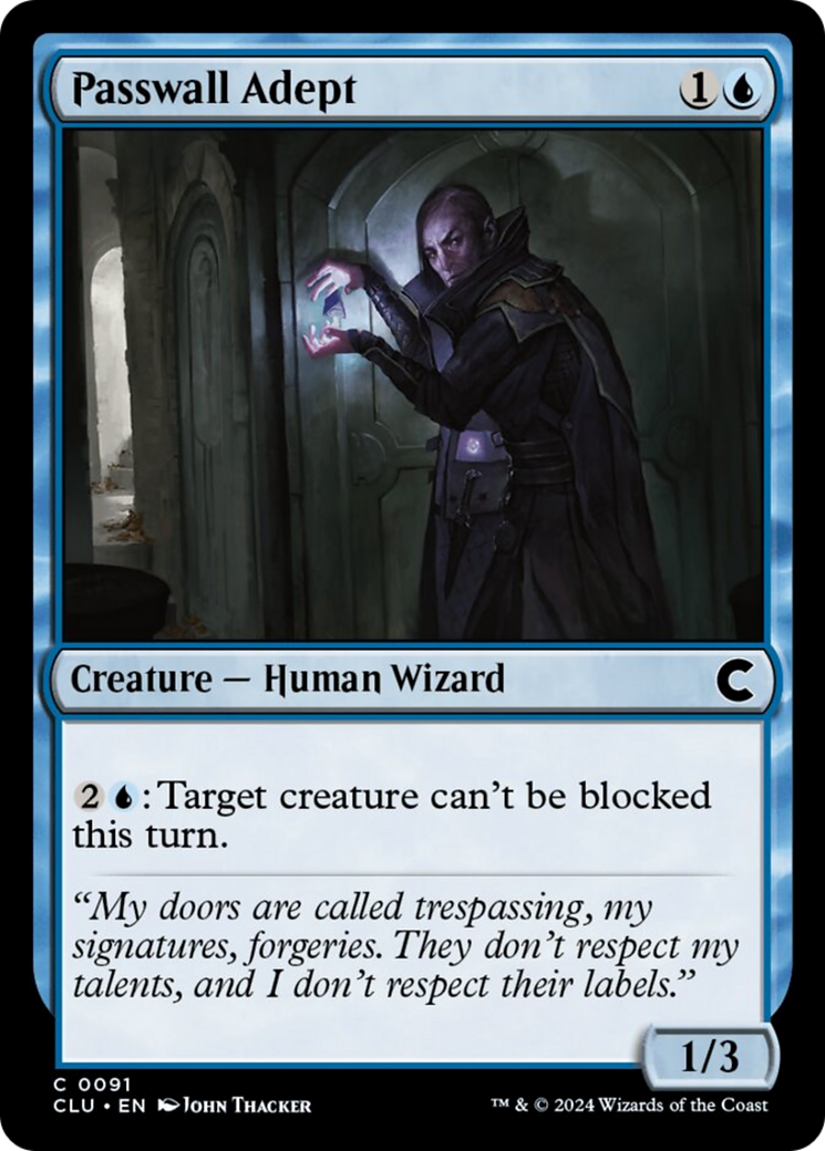 Passwall Adept [Ravnica: Clue Edition] | Good Games North