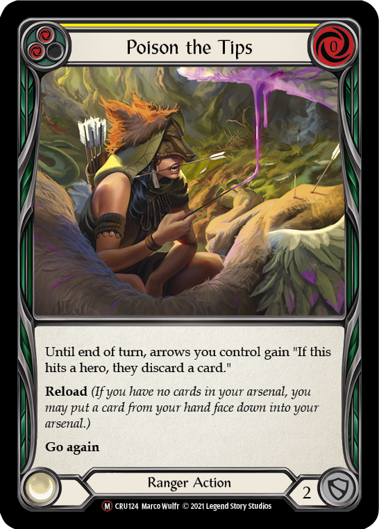 Poison the Tips [U-CRU124-RF] Unlimited Rainbow Foil | Good Games North