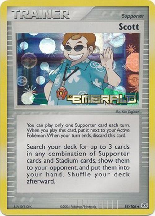 Scott (84/106) (Stamped) [EX: Emerald] | Good Games North