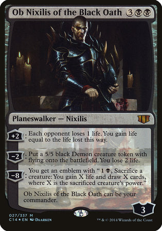 Ob Nixilis of the Black Oath (Commander 2014) [Commander 2014 Oversized] | Good Games North