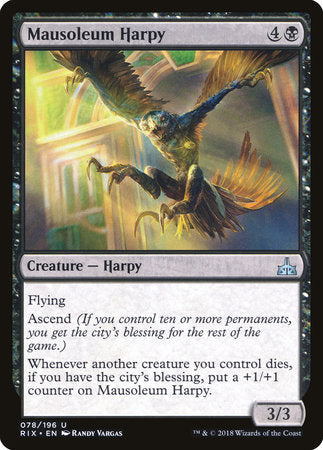 Mausoleum Harpy [Rivals of Ixalan] | Good Games North