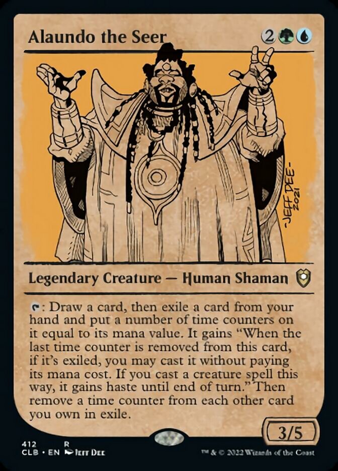 Alaundo the Seer (Showcase) [Commander Legends: Battle for Baldur's Gate] | Good Games North