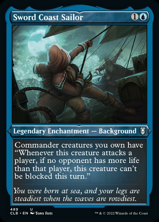 Sword Coast Sailor (Foil Etched) [Commander Legends: Battle for Baldur's Gate] | Good Games North