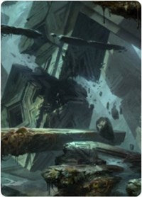 Swamp 3 Art Card [Zendikar Rising Art Series] | Good Games North