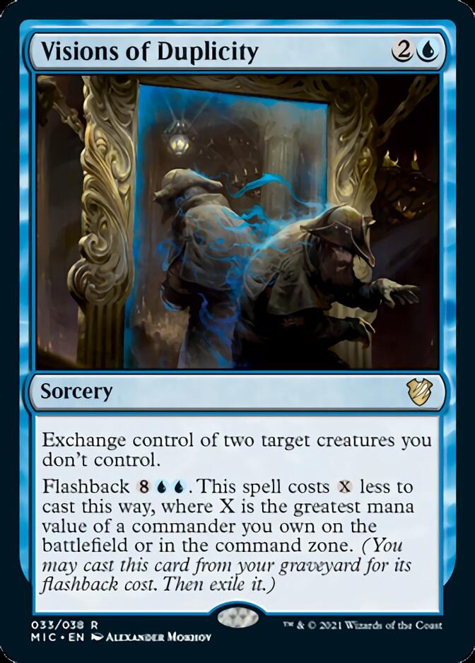 Visions of Duplicity [Innistrad: Midnight Hunt Commander] | Good Games North